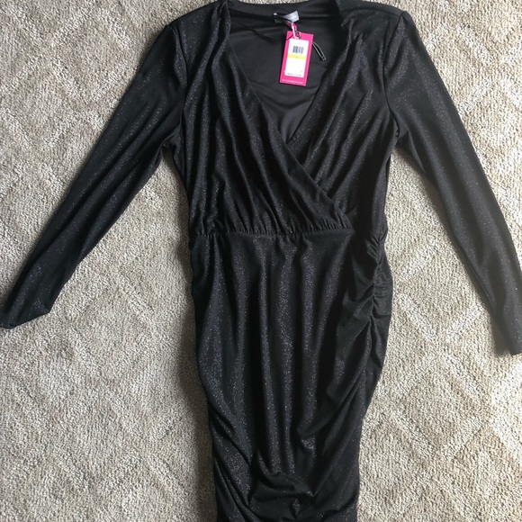 Vince Camuto black shimmer dress - Picture 1 of 2